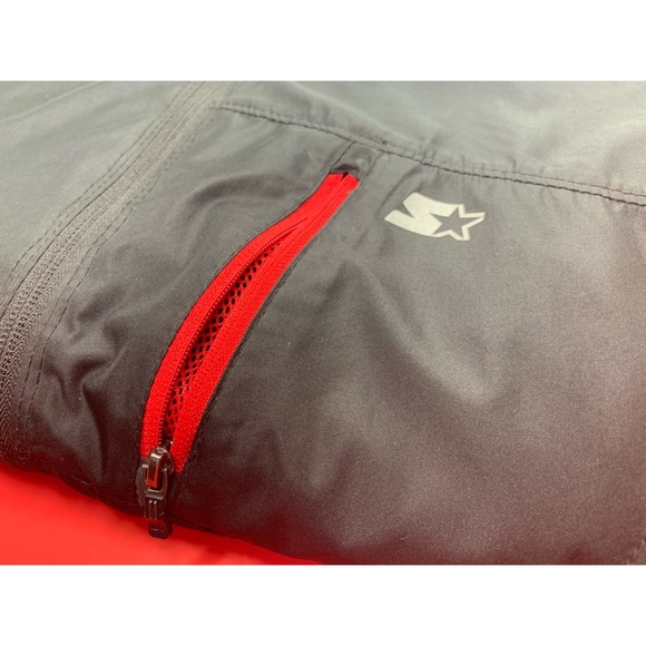 Authentic STARTER Jacket Black/Red Size : LARGE - Picture 6 of 8